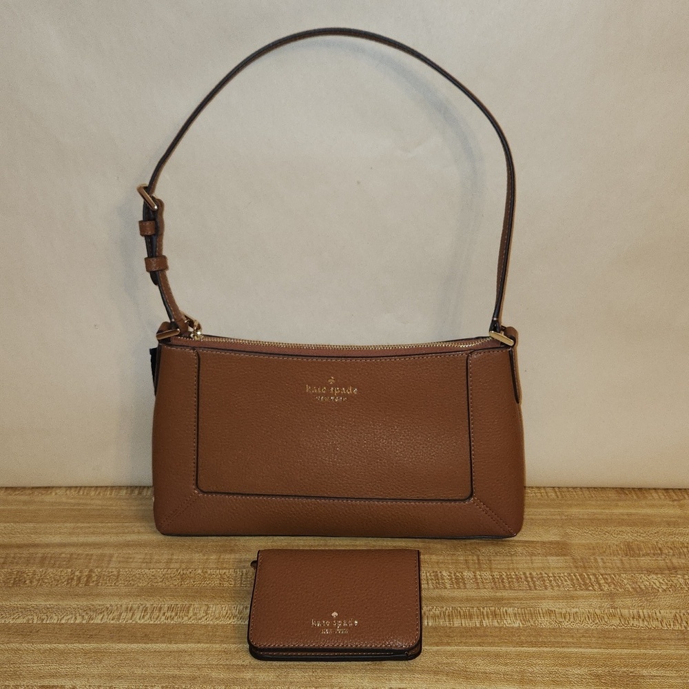 NWT KATE SPADE Lena Small Shoulder Bag & Lena Small Bifold Wallet